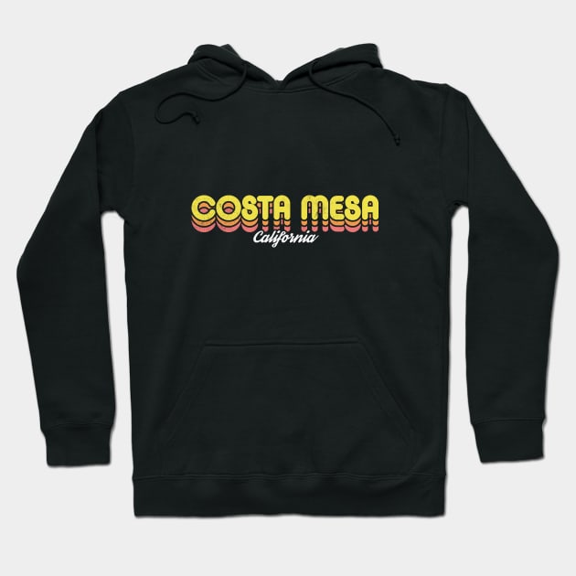 Retro Costa Mesa Hoodie by rojakdesigns